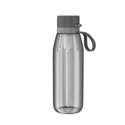 Philips GoZero Everyday Tritan Water Bottle With Filter, 36 Oz, Gray