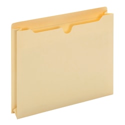Office Depot® Brand Manila Double-Top File Jackets, 2" Expansion, Letter Size, Box Of 50