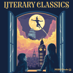 2026 Willow Creek Press Art & Design Monthly Wall Calendar, 12" x 12", Literary Classics, January To December, 55922
