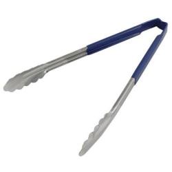 Vollrath 12"Tongs With Antimicrobial Protection, Blue