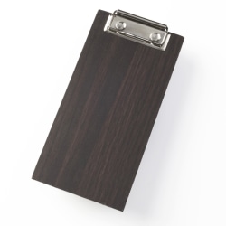 American Metalcraft Menu Holder Clipboard, 4" x 8", Espresso