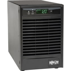 Tripp Lite UPS Smart Online 1000VA 900W Tower 120V Extended Run LCD USB DB9 - Tower - 3 Hour Recharge - 3.80 Minute Stand-by - 110 V AC Input - 127 V AC Output - 6 x NEMA 5-15R