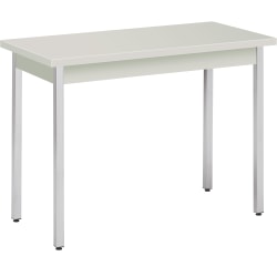 HON® Laminate All-Purpose Utility Table, 29"H x 20"W x 40"D, Loft/Chrome