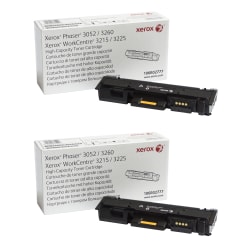 Xerox® 106R02777 Black High Yield Toner Cartridges, Pack Of 2
