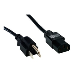Comprehensive Standard - Power cable - NEMA 5-15 (P) to power IEC 60320 C13 - AC 125 V - 10 A - 10 ft - molded - black