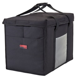 Cambro Delivery GoBags, 21" x 14" x 17", Black, Set Of 4 GoBags