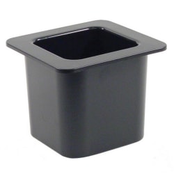 Cambro 1/6 Size ColdFest Cold Pan, Black