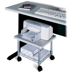 Safco® Underdesk Printer/Fax Stand, Gray