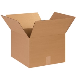 Partners Brand Corrugated Boxes, 14" x 14" x 10", Kraft, Pack Of 25