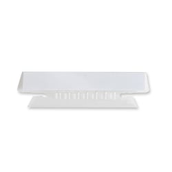 Sparco Plastic Tabs, 3-1/2", Clear, Pack of 25