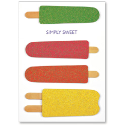Viabella Blank Note Greeting Card, Simply Sweet, 5" x 7", Multicolor