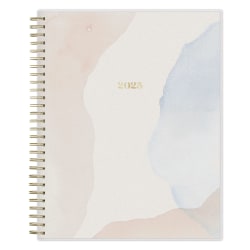 2025 Day Designer The Everygirl Daily/Monthly Planner, 8" x 10", Beige Lyric Frosted, January To December