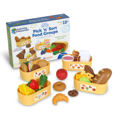 Learning Resources New Sprouts Pick 'n' Sort Food Groups, 26 Pieces