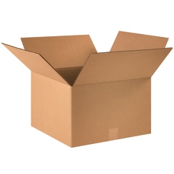 Partners Brand Corrugated Boxes, 16" x 16" x 10", Kraft, Pack Of 25
