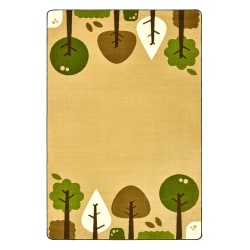 Carpets for Kids® KIDSoft™ Tranquil Trees Decorative Rug, 6' x 9', Tan