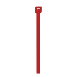 Partners Brand Colored Cable Ties, 18 Lb, 4", Red, Case Of 1,000 Ties