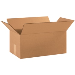 Partners Brand Corrugated Boxes, 18" x 10" x 8", Kraft, Pack Of 25