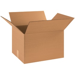 Partners Brand Corrugated Boxes, 18" x 14" x 14", Kraft, Pack Of 20