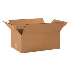 Partners Brand Corrugated Boxes, 20" x 12" x 8", Kraft, Pack Of 20