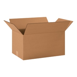 Partners Brand Corrugated Boxes, 20" x 12" x 10", Kraft, Pack Of 20