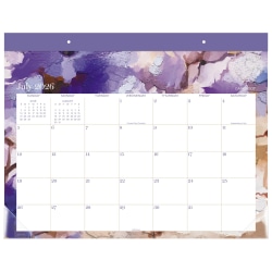 Mead Cambridge® Susan Academic 2026-2027 Monthly Desk Pad Calendar, Standard, 17" x 21 3/4"
