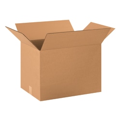 Partners Brand Corrugated Boxes, 20" x 14" x 14", Kraft, Pack Of 20