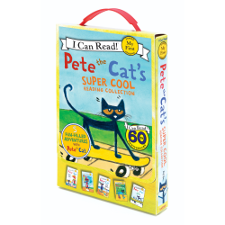 HarperCollins Pete The Cat's Super Cool Reading Collection, Set Of 5 Books