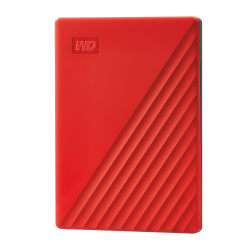 Western Digital® My Passport™ Portable External Hard Drive, 2TB, Red