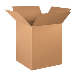 Partners Brand Corrugated Boxes, 20" x 20" x 25", Kraft, Pack Of 10