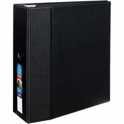 Avery® Heavy-Duty 3-Ring Binder With Locking One-Touch EZD™ Rings, 5" D-Rings, Black