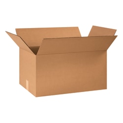 Partners Brand Corrugated Boxes, 24" x 14" x 12", Kraft, Pack Of 20