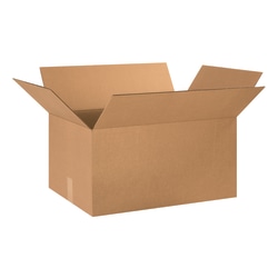 Partners Brand Corrugated Boxes, 24" x 16" x 12", Kraft, Pack Of 10