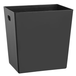 Erwyn Products Cordoba Wastebasket Liners, 16-Quart, Black, Set Of 12 Liners