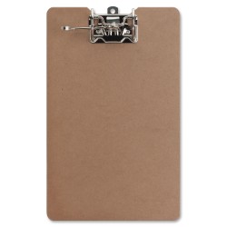 Business Source Lever Archboard - 2" Clip Capacity - 8 1/2" x 14" Sheet Size - Lever Arch - Hardboard - Brown - 1 Each