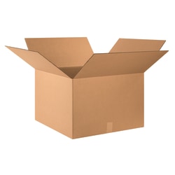 Partners Brand Corrugated Boxes, 24" x 24" x 16", Kraft, Pack Of 10