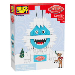 Brickcraft Rudolph Bumble Decoration Brick Building Set, Total Qty 1
