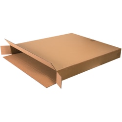 Partners Brand Corrugated Side-Loading Boxes, 36" x 5" x 42", Kraft, Pack Of 5