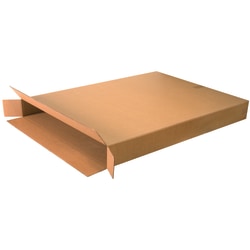 Partners Brand Heavy-Duty Side-Loading Boxes, 36" x 5" x 48", Kraft, Pack Of 5