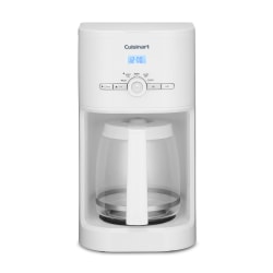 Cuisinart 12-Cup Programable Coffee Maker, White, DCC-1120