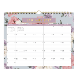 2027 Blue Sky Tula Monthly Wall Calendar, 15x12, 0%, Tula, Jan-Dec, RY27