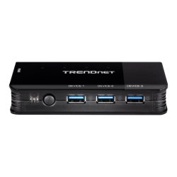 TRENDnet 4 Computer 4-Port USB 3.1 Sharing Switch, TK-U404, 4 x USB 3.1 for Computers, 4 x USB 3.1 for Devices, Flash Drive Sharing, Scanners, Printers, Mouse, Keyboard, Windows & Mac Compatible