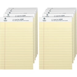 Business Source Writing Pads - 50 Sheets - 0.28" Ruled - 16 lb Basis Weight - Jr.Legal - 8"x5" Sheet Size - 63107