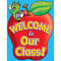 Scholastic Practice Chart, Welcome To Our Class, 17" x 22"
