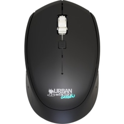 Urban Factory CYCLEE Wireless Computer Mouse, Compact, 30% Recycled, Black, GWM24UF