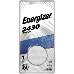 Energizer® 3-Volt Lithium Watch/Electronic Battery, EVEECR2430BP