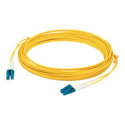 AddOn 3m LC (Male) to LC (Male) Yellow OS1 Duplex Fiber OFNR (Riser-Rated) Patch Cable, ADDLCLC3M9SMF