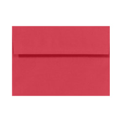 LUX Invitation Envelopes, A7, Gummed Seal, Holiday Red, Pack Of 1,000
