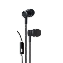 Bytech Wired Earbud Headphones, Black, BYAUEB129BK