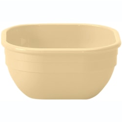 Cambro Camwear® Dinnerware Bowls, Square, Beige, Pack Of 48 Bowls