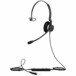 Jabra BIZ 2300 Headset - Mono - USB - Wired - 32 Ohm - 70 Hz to 16 kHz - Over-the-head - Monaural - Ea - GSA2393829109PTT